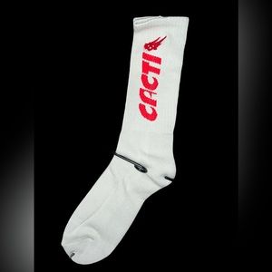 CACTI HARD SELTZER SOCKS LIGHT GREY BY TRAVIS SCOTT